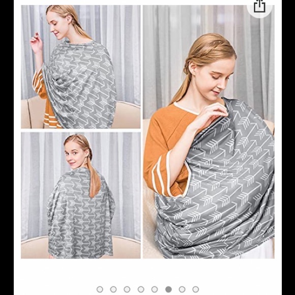 Yoofoss Nursing Cover Breastfeeding Scarf - Picture 7 of 9